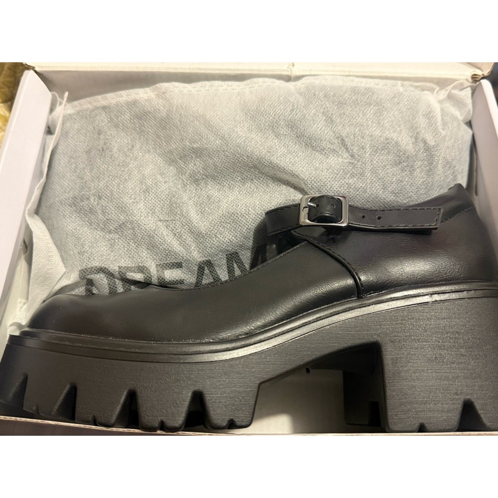 Dream Pairs Platform Mary Jane women shoes Size 6.5 Black